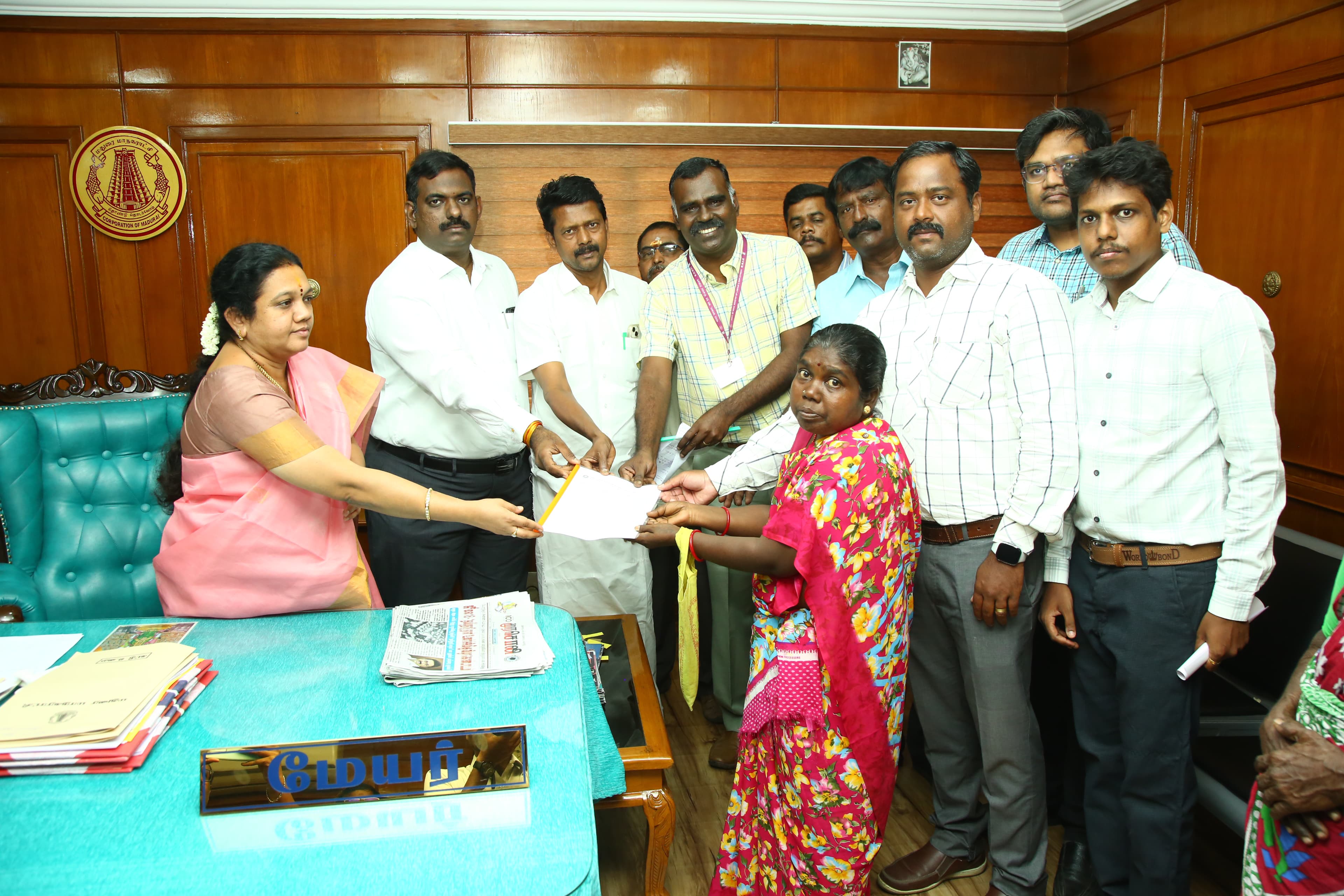DB Payment has been handed over to beneficiaries by our SRO incharge along with Mayor, Deputy Mayor, Commissioner, District Health Officer at Corporation Mayor Office, Madurai on 19.07.2024